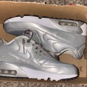 Silver Nikes